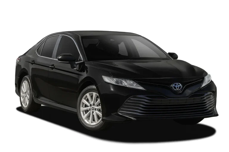 Black Toyota Camry sedan